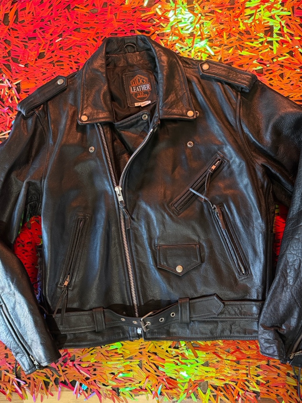 Lucky Los Angeles Leather Biker Jacket